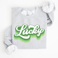 Retro Lucky, Vintage Style, St Patrick's Day Sweatshirt
