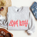 Love Bites, Def, Retro, 80s, Rock Music, Sweatshirt, Valentine's Day