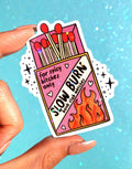 Slow Burn Book Club Smut Sticker